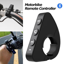 Load image into Gallery viewer, Bluetooth 5.3 Motorcycle Handlebars Remote Control Wireless Remote Button Helmet Earphone Motorcycle/Bike Handlebar Media Controller
