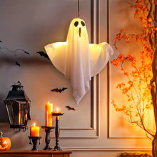 Load image into Gallery viewer, 2024 LED Glowing Hanging Ghost Party Halloween Decoration for Home Indoor Outdoor Haunted House Bar Hanging Horror Props with Lights

