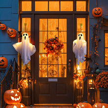 Load image into Gallery viewer, 2024 LED Glowing Hanging Ghost Party Halloween Decoration for Home Indoor Outdoor Haunted House Bar Hanging Horror Props with Lights
