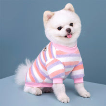 Load image into Gallery viewer, Rainbow Dog Clothes Warm Pet Vest Shirt Fleece Pet Dog Clothes for Dogs Clothing Pets Dogs Cat Tshirt Outfit Apparel Coats
