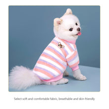 Load image into Gallery viewer, Rainbow Dog Clothes Warm Pet Vest Shirt Fleece Pet Dog Clothes for Dogs Clothing Pets Dogs Cat Tshirt Outfit Apparel Coats
