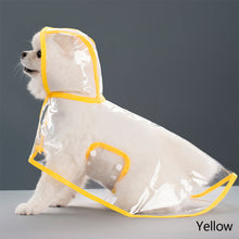 Load image into Gallery viewer, Pet Dog Raincoat Waterproof Pet Clothes Hooded Rain Jacket for Small Medium Dogs Transparent Plastic Puppy Rain Poncho Rainwear
