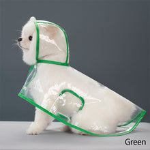 Load image into Gallery viewer, Pet Dog Raincoat Waterproof Pet Clothes Hooded Rain Jacket for Small Medium Dogs Transparent Plastic Puppy Rain Poncho Rainwear
