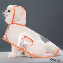 Load image into Gallery viewer, Pet Dog Raincoat Waterproof Pet Clothes Hooded Rain Jacket for Small Medium Dogs Transparent Plastic Puppy Rain Poncho Rainwear
