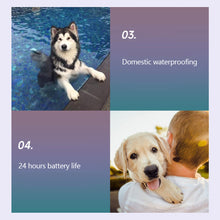 Load image into Gallery viewer, Pet Night Walking Warning Light Pendant Dog Puppy Led Silicone Glowing Collar Safety Flashing Pendant Outdoor Hiking Backpack Bag Lights
