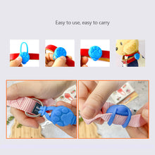 Load image into Gallery viewer, Pet Night Walking Warning Light Pendant Dog Puppy Led Silicone Glowing Collar Safety Flashing Pendant Outdoor Hiking Backpack Bag Lights
