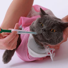 Load image into Gallery viewer, Cat Grooming nail cutting anti scratch bite fixed bag bath Trimming Restraint Bag Pet Beauty hammock hanging Pet Supplies
