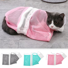 Load image into Gallery viewer, Cat Grooming nail cutting anti scratch bite fixed bag bath Trimming Restraint Bag Pet Beauty hammock hanging Pet Supplies
