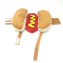 Load image into Gallery viewer, Funny Dog Costumes Hot Dog Shaped Dachshund Sausage Adjustable Clothes Pet Apparel Dressing Up Cat Party Christmas Costume Suit
