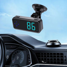 Load image into Gallery viewer, Car HUD GPS Display Digital Speedometer Time Clock Display Over-speed Alarm KMH MPH Switch Electronic Dog with Installation Bracket for Car Motorcycle
