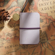 Load image into Gallery viewer, Tiny Genuine Leather Notebook Pocketbook Sketchbook Mini Vintage Retro Cute Kawaii Portable Daily Planner Organizer Travel Supplies
