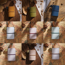 Load image into Gallery viewer, Tiny Genuine Leather Notebook Pocketbook Sketchbook Mini Vintage Retro Cute Kawaii Portable Daily Planner Organizer Travel Supplies
