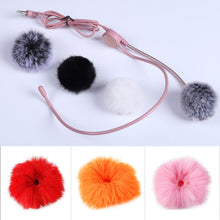 Load image into Gallery viewer, Plush Microphone Cover Windscreen Fluffy Artificial Fur Sleeve Compatible for Little Bee Microphone Collar Clip Wheat Reduce Noise
