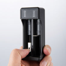 Load image into Gallery viewer, 2 Slots Dual 18650 Lithium Battery Charger for 18650 14650 Charging 4.2 / 3.7 V Rechargeable Battery Charger
