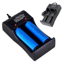 Load image into Gallery viewer, 2 Slots Dual 18650 Lithium Battery Charger for 18650 14650 Charging 4.2 / 3.7 V Rechargeable Battery Charger
