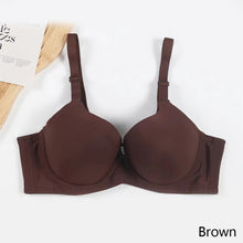 Load image into Gallery viewer, Large Size Bras Push Up Bra For Women Thin Mold Cup Underwear Deep V Brassiere Seamless Bralette Sexy Female Plus Size Lingerie Comfy Tops
