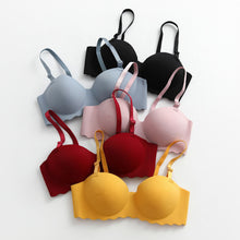 Load image into Gallery viewer, Sexy Bras For Women Seamless Wireless Bra Push Up Underwear Female Solid Color Lingerie One-pieces Gather Removable Shoulder Straps Brassiere
