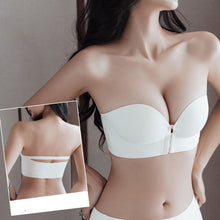 Load image into Gallery viewer, Front Closure Bras For Women Thickening Gathered Bra Seamless Wireless Soft Brassiere Push Up Strapless Underwear Female Sexy Invisible Lingerie Intimate
