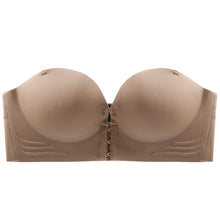Load image into Gallery viewer, Front Closure Bras For Women Thickening Gathered Bra Seamless Wireless Soft Brassiere Push Up Strapless Underwear Female Sexy Invisible Lingerie Intimate
