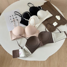 Load image into Gallery viewer, Front Closure Bras For Women Thickening Gathered Bra Seamless Wireless Soft Brassiere Push Up Strapless Underwear Female Sexy Invisible Lingerie Intimate
