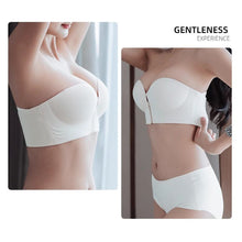 Load image into Gallery viewer, Front Closure Bras For Women Thickening Gathered Bra Seamless Wireless Soft Brassiere Push Up Strapless Underwear Female Sexy Invisible Lingerie Intimate
