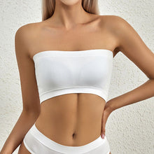 Load image into Gallery viewer, Strapless Bras Women's Seamless Wireless Bra Female Push Up Underwear Breathable Bandeau Removable Padded Line Top Lingerie Intimate
