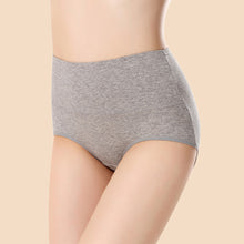 Load image into Gallery viewer, Large Size Middle-aged And Elderly Mothers' Panties High Waist Fat Cotton Underwear Solid Breathable Briefs Seamless Lingerie for Female XL-2XL
