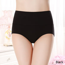 Load image into Gallery viewer, Large Size Middle-aged And Elderly Mothers' Panties High Waist Fat Cotton Underwear Solid Breathable Briefs Seamless Lingerie for Female XL-2XL
