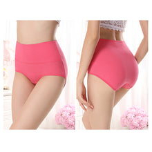 Load image into Gallery viewer, Large Size Middle-aged And Elderly Mothers' Panties High Waist Fat Cotton Underwear Solid Breathable Briefs Seamless Lingerie for Female XL-2XL
