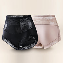 Load image into Gallery viewer, Women High Waist Panties Sexy Hollow Lace Underwear Sheer Floral knickers Seamless Breathable Comfy Lingerie Underpants Tummy Control Pants
