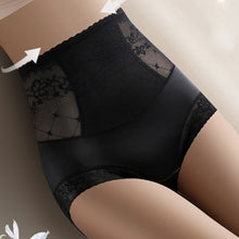 Load image into Gallery viewer, Women High Waist Panties Sexy Hollow Lace Underwear Sheer Floral knickers Seamless Breathable Comfy Lingerie Underpants Tummy Control Pants
