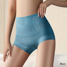 Load image into Gallery viewer, Women High Waist Panties Sexy Hollow Lace Underwear Sheer Floral knickers Seamless Breathable Comfy Lingerie Underpants Tummy Control Pants

