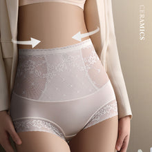 Load image into Gallery viewer, Women High Waist Panties Sexy Hollow Lace Underwear Sheer Floral knickers Seamless Breathable Comfy Lingerie Underpants Tummy Control Pants

