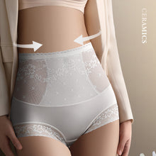 Load image into Gallery viewer, Women High Waist Panties Sexy Hollow Lace Underwear Sheer Floral knickers Seamless Breathable Comfy Lingerie Underpants Tummy Control Pants
