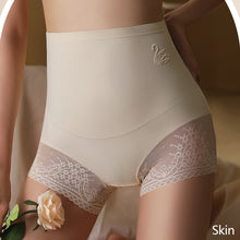 Load image into Gallery viewer, Women Seamless Panties Sexy High Waist Underwear Hollow Lace Soft Silk knickers Breathable Comfy Lingerie Underpants Tummy Control Pants
