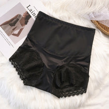 Load image into Gallery viewer, Sexy Lace Women Shapewear Panties High Waist Ice Silk Underwear Seamless Abdomen Butt Lifter Panty Thin Soft Breathable Female Brief
