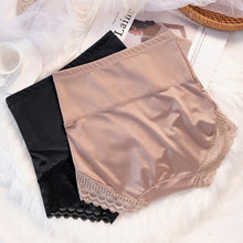 Load image into Gallery viewer, Sexy Lace Women Shapewear Panties High Waist Ice Silk Underwear Seamless Abdomen Butt Lifter Panty Thin Soft Breathable Female Brief
