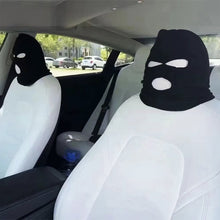 Load image into Gallery viewer, Funny Car Seat Headrest Cover with 3 Hole Full Cover Car For Halloween Christmas Decoration
