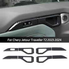 Load image into Gallery viewer, 8Pcs/Set Car Interior Door Handle Bowl Cover Trim Frame Stickers for 2024 JETOUR Traveler Accessories
