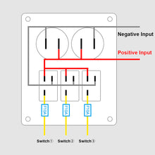 Load image into Gallery viewer, Multi-Switch Quick Charge Panel For 12/24V Car RV Yacht Steamship Retrofit Dual USB QC3.0 Phone Charger

