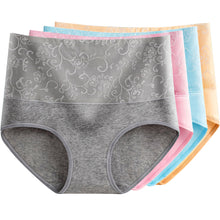 Load image into Gallery viewer, Plus Size Women Panties High Waist Control Abdomen Underwear Cotton Breathable Briefs Seamless Lingerie for Female 5XL
