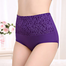 Load image into Gallery viewer, Plus Size Women Panties High Waist Control Abdomen Underwear Cotton Breathable Briefs Seamless Lingerie for Female 5XL
