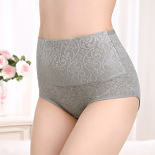 Load image into Gallery viewer, Plus Size Women Panties High Waist Control Abdomen Underwear Cotton Breathable Briefs Seamless Lingerie for Female 5XL
