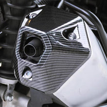 Load image into Gallery viewer, Motorcycle Muffler Tip Cover Glossy Carbon Fiber Black Exhaust Tip Garnish Accessories For Honda ADV150/160
