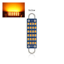 Load image into Gallery viewer, 1pc 44mm Car Light 24SMD Canbus W5W LED Bulbs 12V Interior Dome Lights Reading Lamp
