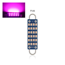 Load image into Gallery viewer, 1pc 44mm Car Light 24SMD Canbus W5W LED Bulbs 12V Interior Dome Lights Reading Lamp
