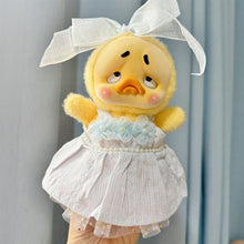 Load image into Gallery viewer, Clothes Only for Annoying Duck for Upset Duck Plush Series Gauzy Skirt Accessories Small Yellow Duck Doll Clothes
