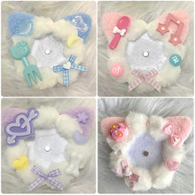 Load image into Gallery viewer, Soft Kitten Cat Ear Plush Cute Bupeto 58mm Beauty Valley Meitong Packaging Accessories Badge Base
