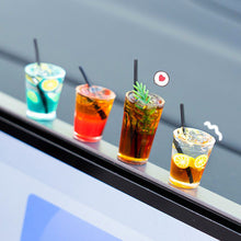 Load image into Gallery viewer, Car Decoration Mini Drink Cup Iced Americano Iced Black Tea Cute Car Console Decoration Mini Decoration
