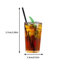Load image into Gallery viewer, Car Decoration Mini Drink Cup Iced Americano Iced Black Tea Cute Car Console Decoration Mini Decoration
